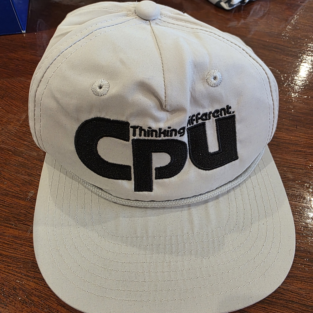 PacSun Beige Cap with Black Embroidery